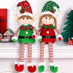 Muñeco de Peluche de Elfo Navideño, Adornos Hechos a Mano de Algodón, Estilo Nórdico, 48x19cm, para Niños y Niñas, Decoración del Hogar - Product Image 1