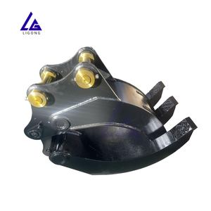 Garra mecánica para excavadora, tipo de enlace para cazo, sin sistema hidráulico, estructura simple, funcionamiento estable - Product Image 1
