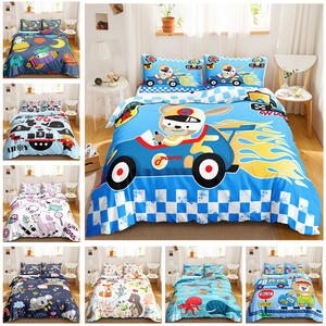 Juego de Ropa de Cama <span class=keywords><strong>Infantil</strong></span> con Diseño de Autos Pixar en 3D, <span class=keywords><strong>Funda</strong></span> Nórdica Estampada de 300 Hilos para Dormitorio de Niños, Uso Doméstico - Product Image 2