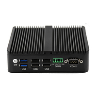X86 Micro Pc 12V Serveur Tout en Un Boîtier Armoire Android Base Double Hd-Mi 4K Personnalisé Gpio Série Industrielle Mini Pc