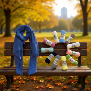 Sciarpa in Velluto Ring Vacuum Stropicciato Multicolore 90x180cm Accessorio Moda Donna - Product Image 2