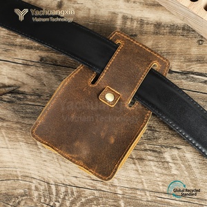 Leather Tape Measure Holder Pouch With Belt Clip For Outdoor Activities All Seasons Use - Product Image 5