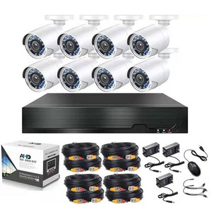 Système de caméra CCTV AHD 5MP 8CH, kit de surveillance de sécurité, vision nocturne, H.264, stockage sur carte SD Linux - Product Image 1