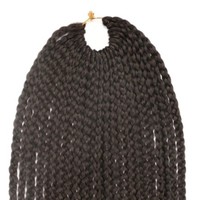 En gros, Tresses sénégalaises Afro de style occidental, à double trame, à trois brins, en fibre haute température, Simplicity