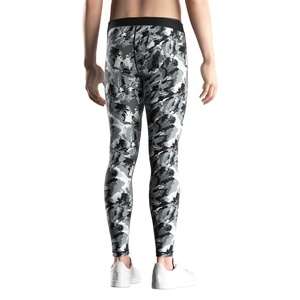 Pantalon de compression pour homme, haute élasticité, équipement d'entraînement, tissu respirant à séchage rapide, coupe ergonomique pour la salle de sport et les arts martiaux - Product Image 3