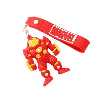 พวงกุญแจ PVC อะนิเมะซิลิโคนของขวัญซูเปอร์ฮีโร่การ์ตูนพันธมิตรมาร์เวล - Product Image 6