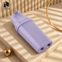 Bouteille en plastique durable de 250 ml pour coloration capillaire, applicateur de teinture à pompe par estampage à chaud, emballage cosmétique en PP