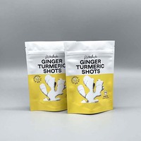 Sachets Doypack en plastique imprimés numériquement, refermables, pour compléments alimentaires, thé au gingembre en poudre, sachets en aluminium et plastique