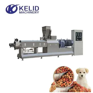 Aquatic Extruder Machinery Twin Screw Extruder to Produce Dog Food Processing Line