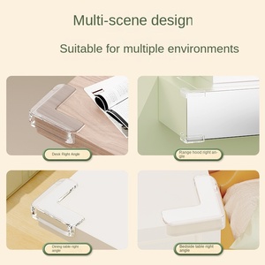 Protecteur d'angle transparent en forme de L, 4 cm x 1,5 cm, en PVC, protection de sécurité pour les bords des meubles - Product Image 4