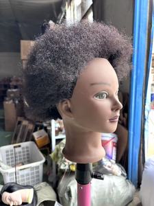 Cabeza <span class=keywords><strong>de</strong></span> Maniquí <span class=keywords><strong>de</strong></span> Mujer Afroamericana con Cabello Negro Natural Peluquería Profesional - Product Image 3