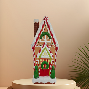 Décoration de maison en pain d'épices de Noël de 36 pouces, ornements exquis en forme de flocon de neige - Product Image 1
