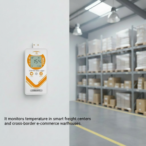 Registrador de Temperatura y Humedad con Termohigrómetro Digital para Monitoreo de Agricultura en Invernaderos y Almacenamiento - Product Image 5