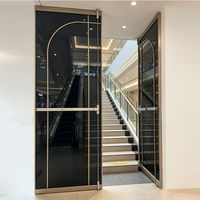 Poignée anti-panique pour porte d'évacuation, charnière pivotante, porte battante en verre coupe-feu pour centres commerciaux, hôpitaux, hôtels, immeubles de bureaux et passages.