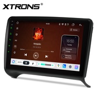 Estéreo para Auto Android de 9 Pulgadas para Audi TT MK2 8J 2006-2012 UNISOC 7865 8+128GB Global 4G AKM 7604 Pantalla QLED Dual BT con Giroscopio CE-XTRONS