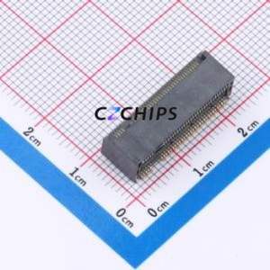 MDT670M01501 Gold Finger Connector SMD,P=0.5mm Connector 0.5mm 75P Vertical Mount Copper Alloy - Product Image 1