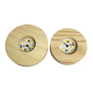 Không dây LED ánh sáng ban đêm cơ sở gỗ LED bảng ánh sáng cơ sở pha lê Đèn chủ sở hữu vòng ánh sáng ban đêm giữ khe cắm gỗ USB cảm ứng cơ sở - Product Image 1
