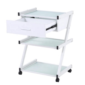 Chariot de Salon de Beauté, Chariot de Spa, Chariot de Coiffure, Organisateur à 3 Niveaux, Chariot de Manucure avec Tiroir et Rangement - Product Image 5