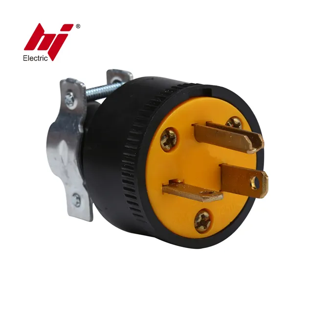 UL sertifikası 5-20P fiş NEMA düz bıçak 20 Amp 125V güç PVC fiş