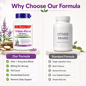 Suplemento de Vitex de Alta Potencia Shecome al por Mayor, Fabricante de Cápsulas de Bayas de Chaste para la Salud Hormonal y Menstrual de la Mujer - Product Image 3