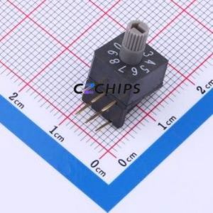 QSR-10H Rotary Encoder Through hole Component (THT),10x10mm Switch - Product Image 1