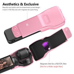 Amazear Pink Gimbal <b>Screen</b> Protective <b>Cover</b> Shockproof Durable Case ABS Material Portable Audio Accessories for Osmo Pocket 3 - Product Image 5