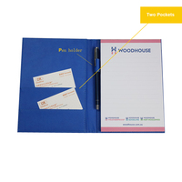 Portafolio de Cuero, Organizador, Carpeta A5, para Tarjetas de Visita, Documentos Legales, Incluye Bloc de Notas Tamaño Carta