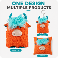 Jouet en peluche pour animaux de compagnie en coton, motif bouc mignon, fourni directement par l'usine, fabricant OEM ODM, jouet pour chien et chat, marque privée, emballage personnalisé avec logo