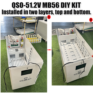 Caja de Batería DIY MB56 de 32KWH con BMS JK 16S 300A V19, Caja de Batería Lifepo4 de 48V 628AH 32/30 Kwh KW - Product Image 5
