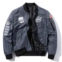 Jaquetas bomber personalizadas lisas ma1, vendas quente, alta qualidade, plus size, para homens, jaquetas
