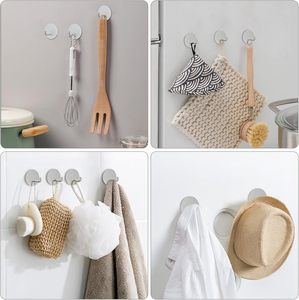 Stainless Steel Metal Hook Wall-Hanging Stick Cloth Sponge Rack Waterproof Towel <b>Bag</b> Rack for Kitchen Bathroom <b>Shower</b> Room - Product Image 4