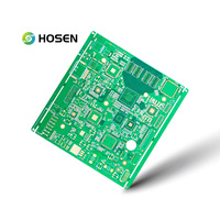 Circuit imprimé HDI 10 couches de haute qualité et services PCBA, masque de soudure vert ENIG, épaisseur 1,6 mm, test X-Ray