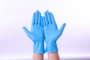 Guante <span class=keywords><strong>Pvc</strong></span> Mix Nitrilo sintético para examen Mezcla Guante de nitrilo - Product Image 6