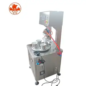 Multifunctional Semi Auto Metal Sealing High Speed Linear Bottle Screw Aluminium Cap Vacuum Tracking Capping Machine