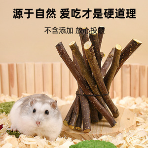 Palitos para masticar para hámsters, chinchillas, conejos, ramas de madera de manzana, 500g, snacks ecológicos para mascotas - Product Image 5