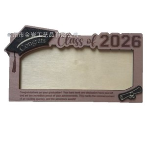 Wooden Cash Clip Personalized Wallet Wooden Gift New Cross-border Product 2026 European and American University Graduation - Product Image 5