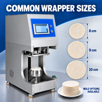 Presse semi-automatique commerciale pour emporte-pièces à raviolis, machine à former les peaux de wontons, équipement à pâte pour samosas et empanadas pour restaurants