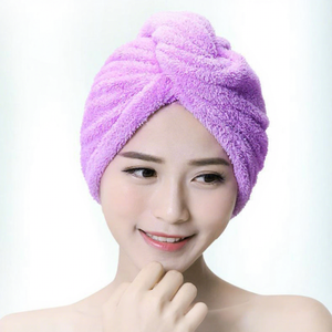 <span class=keywords><strong>Serviette</strong></span> absorbante pour cheveux, <span class=keywords><strong>serviette</strong></span> à cheveux à séchage rapide, turban écologique tissé pour sécher les cheveux - Product Image 1