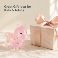 Jouet anti-stress Licorne liquide scintillant, jouet sensoriel TPR souple pour enfants et adultes, cadeau apaisant l'anxiété, vente en gros