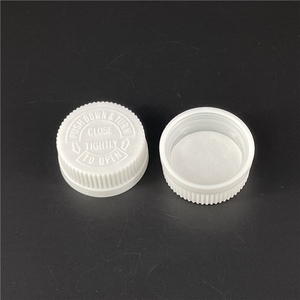 Custom Color Child Resistant Lids 28mm 410 CRC <b>Caps</b> <b>Plastic</b> <b>Caps</b> Childproof Closure Top PP <b>Plastic</b> Bottle Screw <b>Cap</b> - Product Image 2