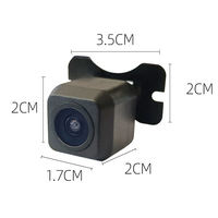 Caméra de recul de voiture HD étanche Vision nocturne Angle de vision réglable à 90 degrés Double interrupteur