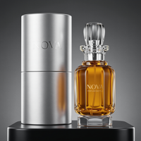 Vente en gros de flacons de parfum en verre de luxe 50ml 100ml, flacon de parfum vide personnalisé avec emballage en boîte OEM ODM