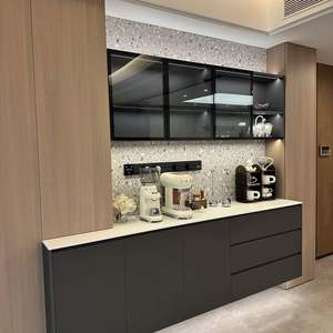 Customized Size Dining Room <b>Sideboard</b> Restaurant Furniture Made of Solid Wood Environmentally Protected Materials - Product Image 3