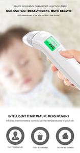 เครื่องวัดอุณหภูมิทางคลินิกแบบอัจฉริยะหน้าจอสัมผัสสำหรับเด็กผู้ใหญ่เครื่องวัดอุณหภูมิปืนวัดไข้เครื่องวัดอุณหภูมิอินฟราเรดอิเล็กทรอนิกส์ - Product Image 5