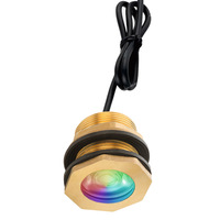 Ultra Lumineux 24W RGBW Led Bouchon de Vidange de Bateau a mené la lumière sous-marine de bateau étanche à l'eau Lumière LED Marine 12 et 24 volts led lumières ip68
