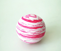 Nouvelle balle de golf souple en EVA à motif encre, balle de jeu en mousse colorée pour l'entraînement en intérieur et le divertissement des animaux de compagnie
