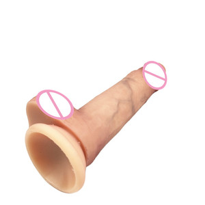 Weibliche feste künstliche Dildos gleiten gefälschten Penis Frauen Mann Masturbation tragbare realistische natürliche Silikon Dildo Anal Sex spielen - Product Image 1