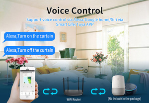 Bán chạy nhất không thấm nước bền thông minh chuyển đổi với điều khiển bằng giọng nói kim loại-khung Wi-Fi Rèm tường chuyển đổi HẸN GIỜ ON/OFF tính năng - Product Image 2