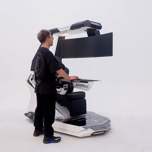 J20 Plus <span class=keywords><strong>Trex</strong></span> cabina de ordenador de gravedad cero cabina de juegos reclinable con altavoz de masaje LED RGB cluvens OEM - Product Image 3