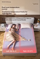 Couverture chauffante électrique en polyester lavable à température contrôlée pour la maison, les pique-niques et l'avion